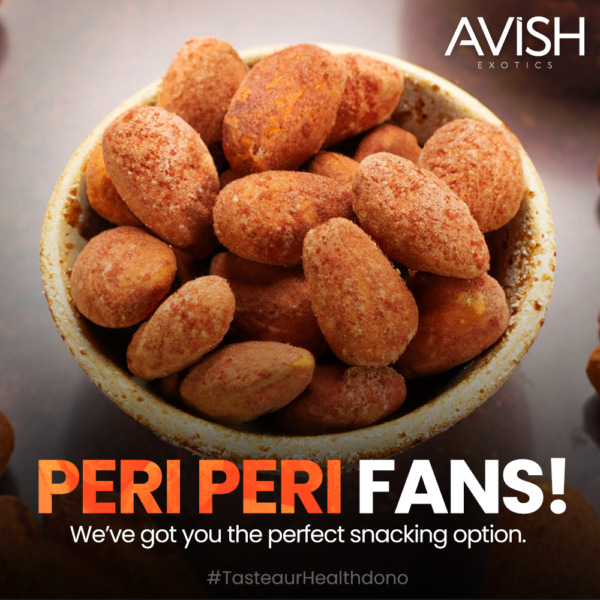 PERI PERI ALMONDS (250GMS) - Image 3