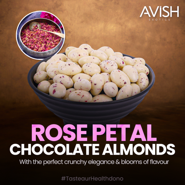 ALMOND ROSE PETAL CHOCOLATE (250GMS) - Image 2