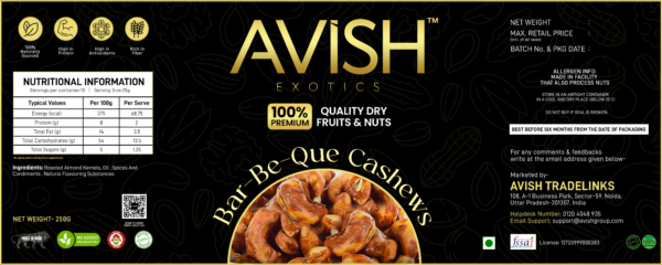 CASHEW BAR-BE-QUE (250GMS) - Image 3