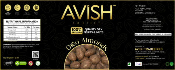 OREO ALMONDS (250GMS) - Image 3