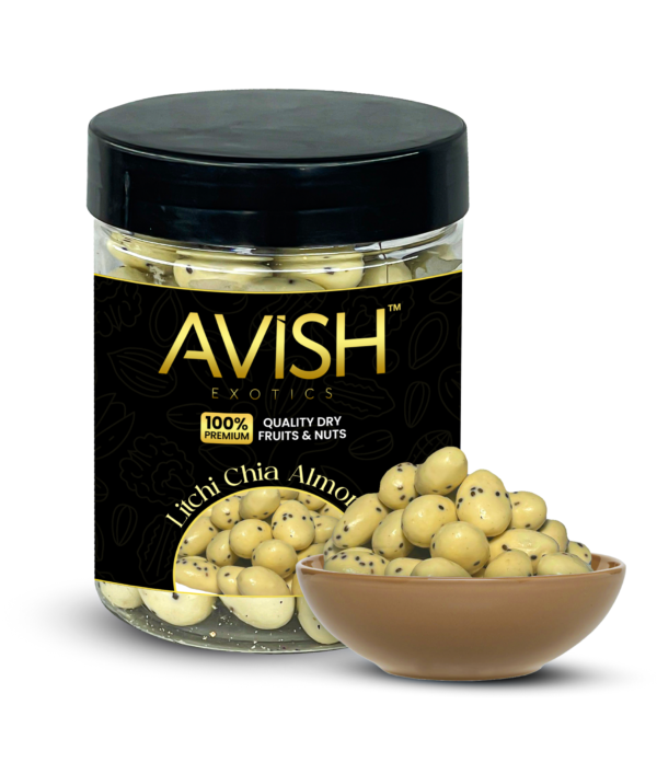 LITCHI CHIA ALMONDS (250GMS)