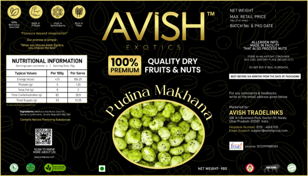 PUDINA MAKHANA (90GMS) - Image 3